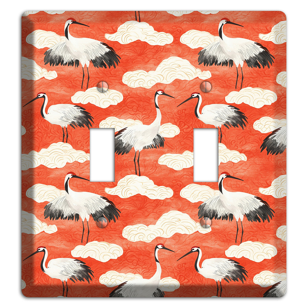 Vermillion Cloud Ceremony 2 Toggle Wallplate