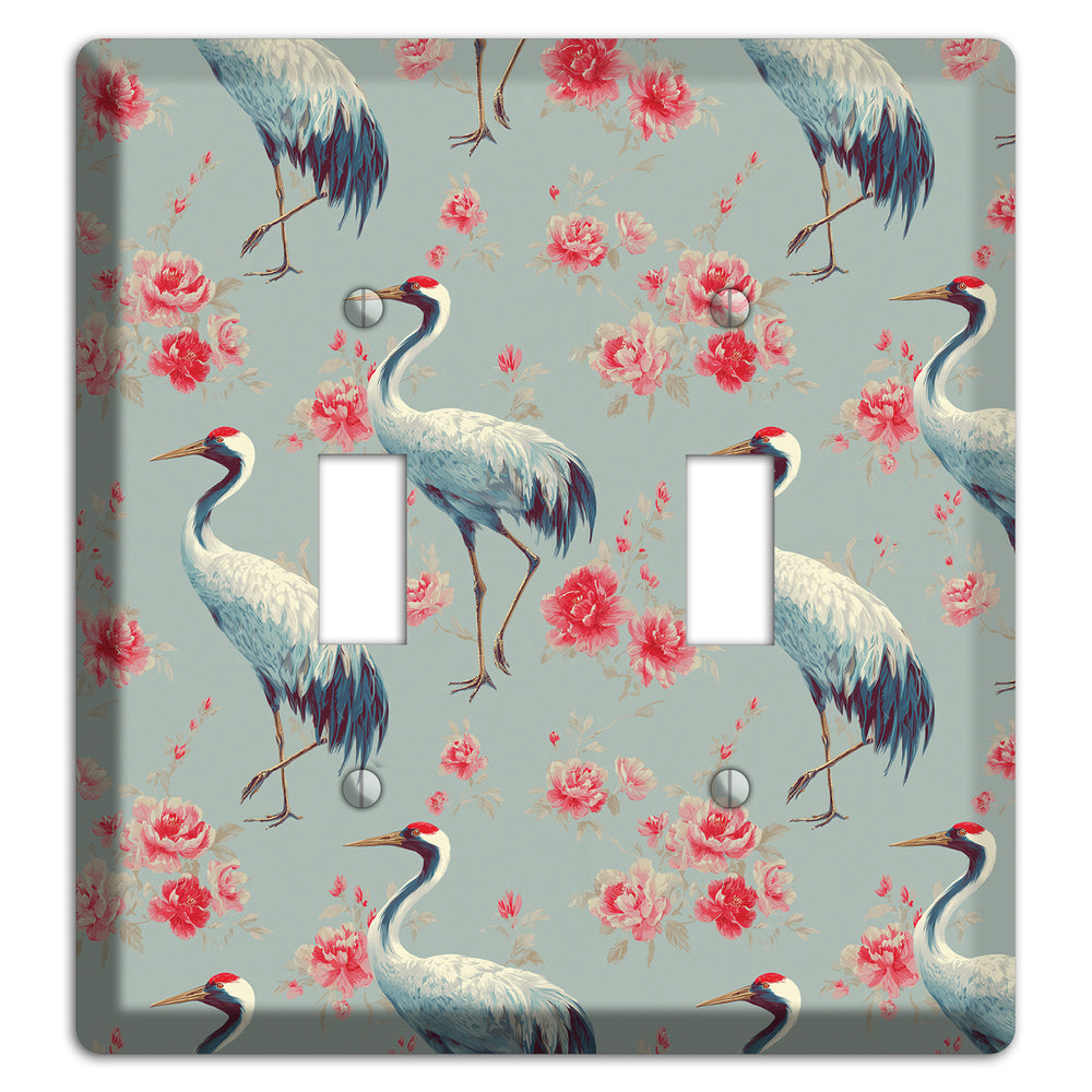 Rose Mist Vigil 2 Toggle Wallplate