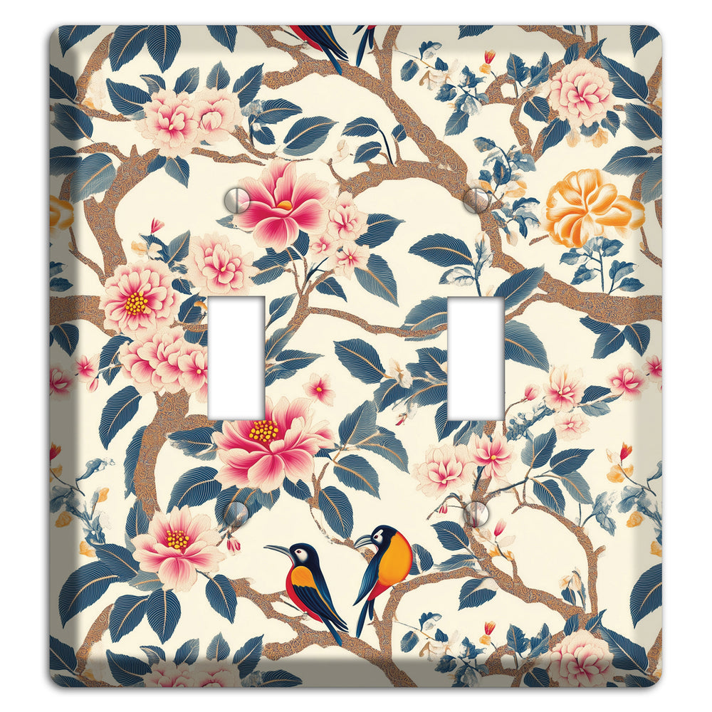 Blossom & Wing 2 Toggle Wallplate