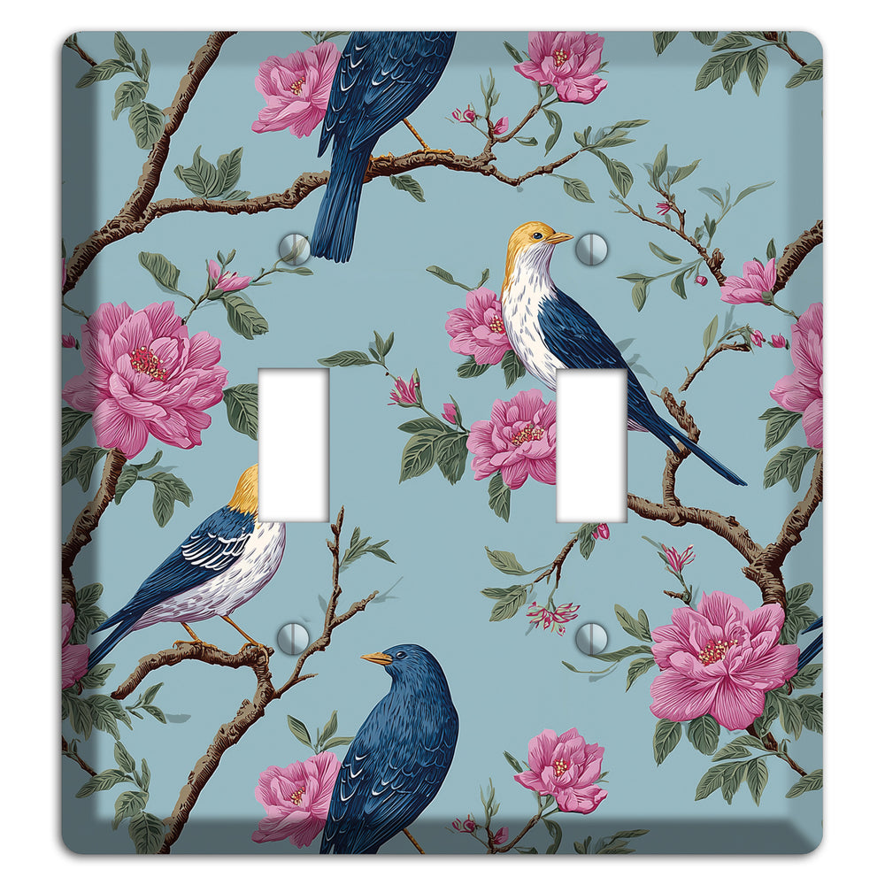 Blossom & Wing 2 Toggle Wallplate
