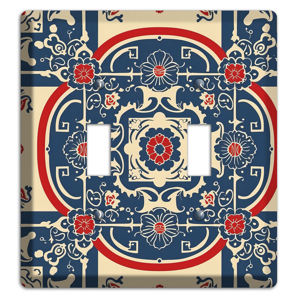Imperial Medallion Court 2 Toggle Wallplate