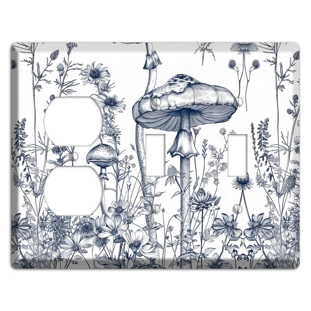 Forager's Meadow Spell Duplex / 2 Toggle Wallplate