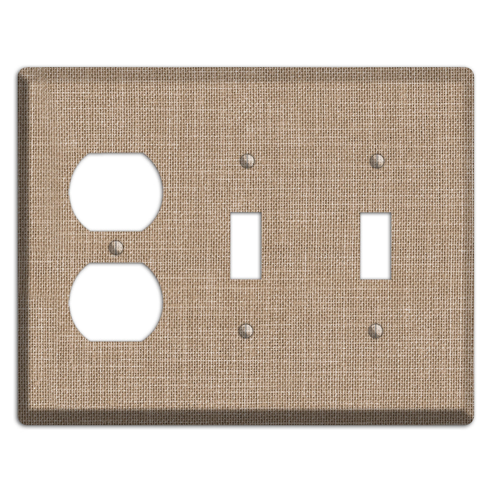 Linen Shore Duplex / 2 Toggle Wallplate