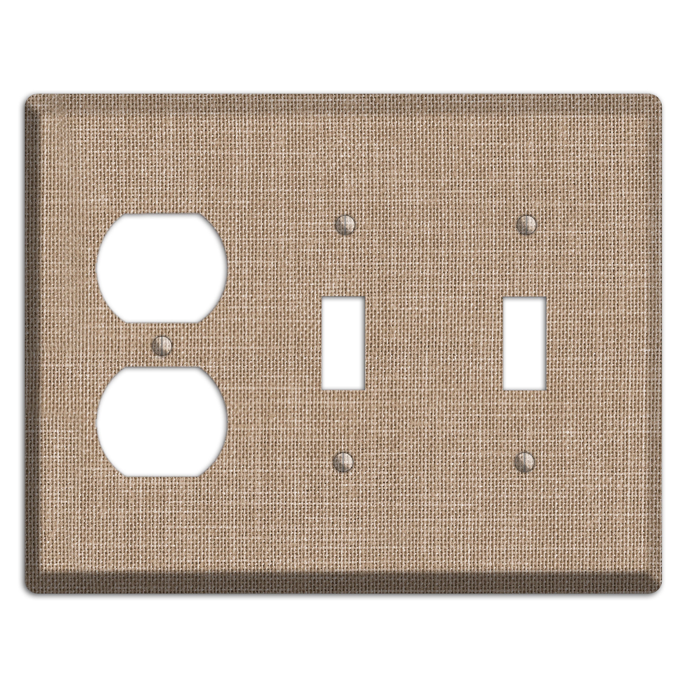 Linen Shore Duplex / 2 Toggle Wallplate