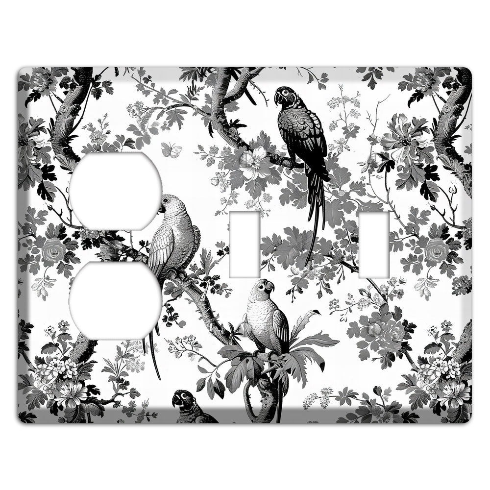 Parlor of Parrots Duplex / 2 Toggle Wallplate