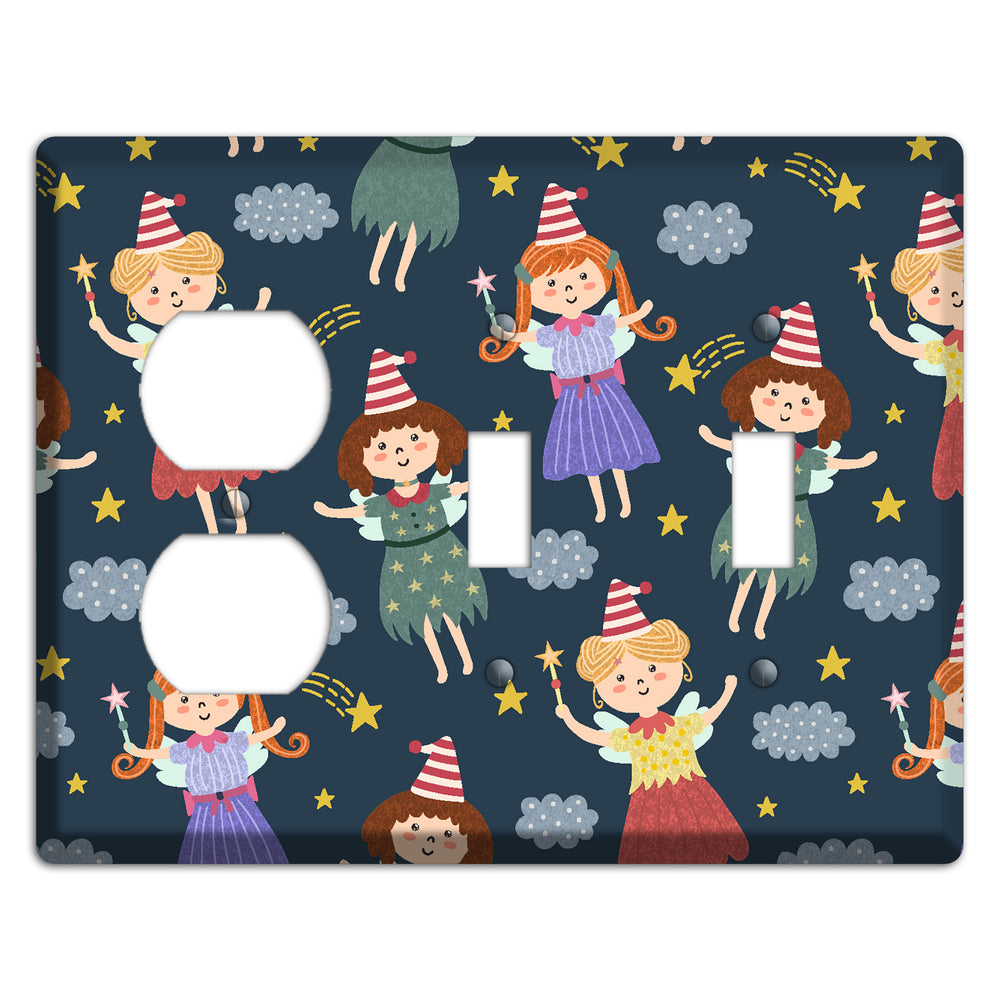 Fairyland Dreams Duplex / 2 Toggle Wallplate