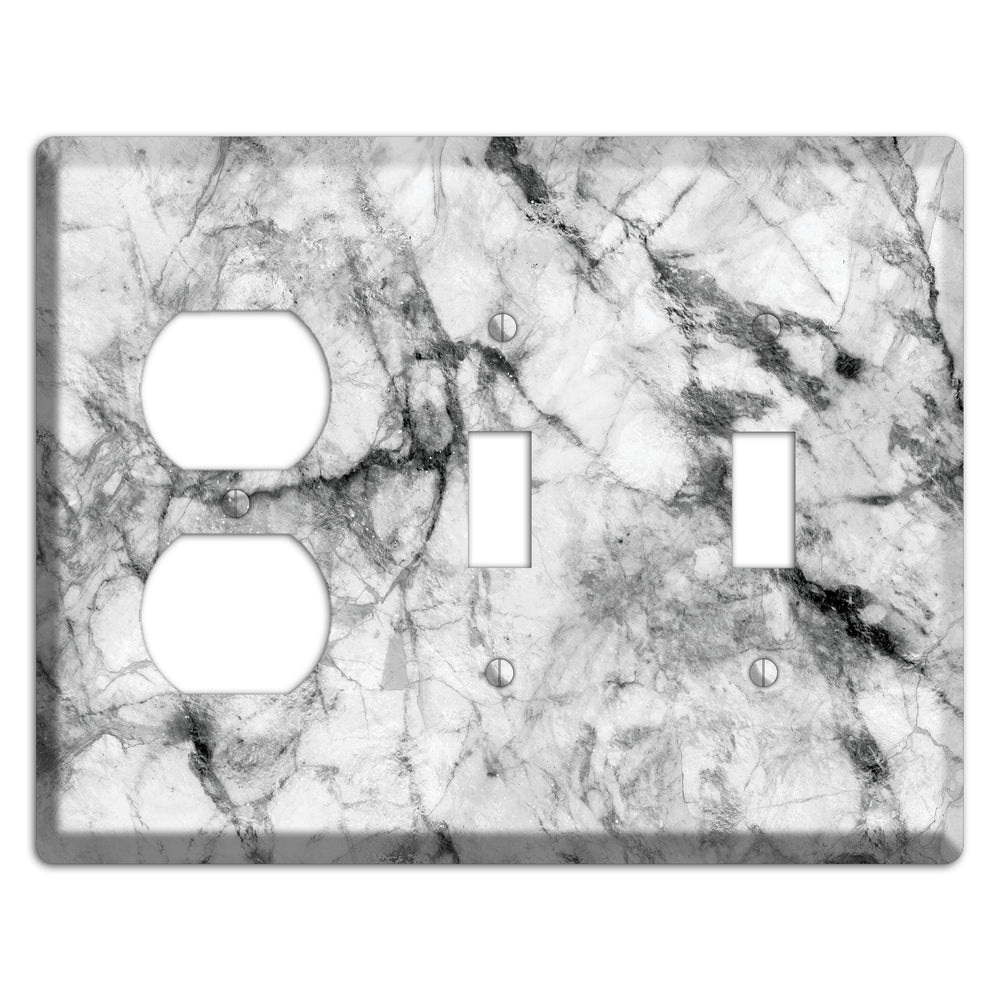 Alto Marble Duplex / 2 Toggle Wallplate