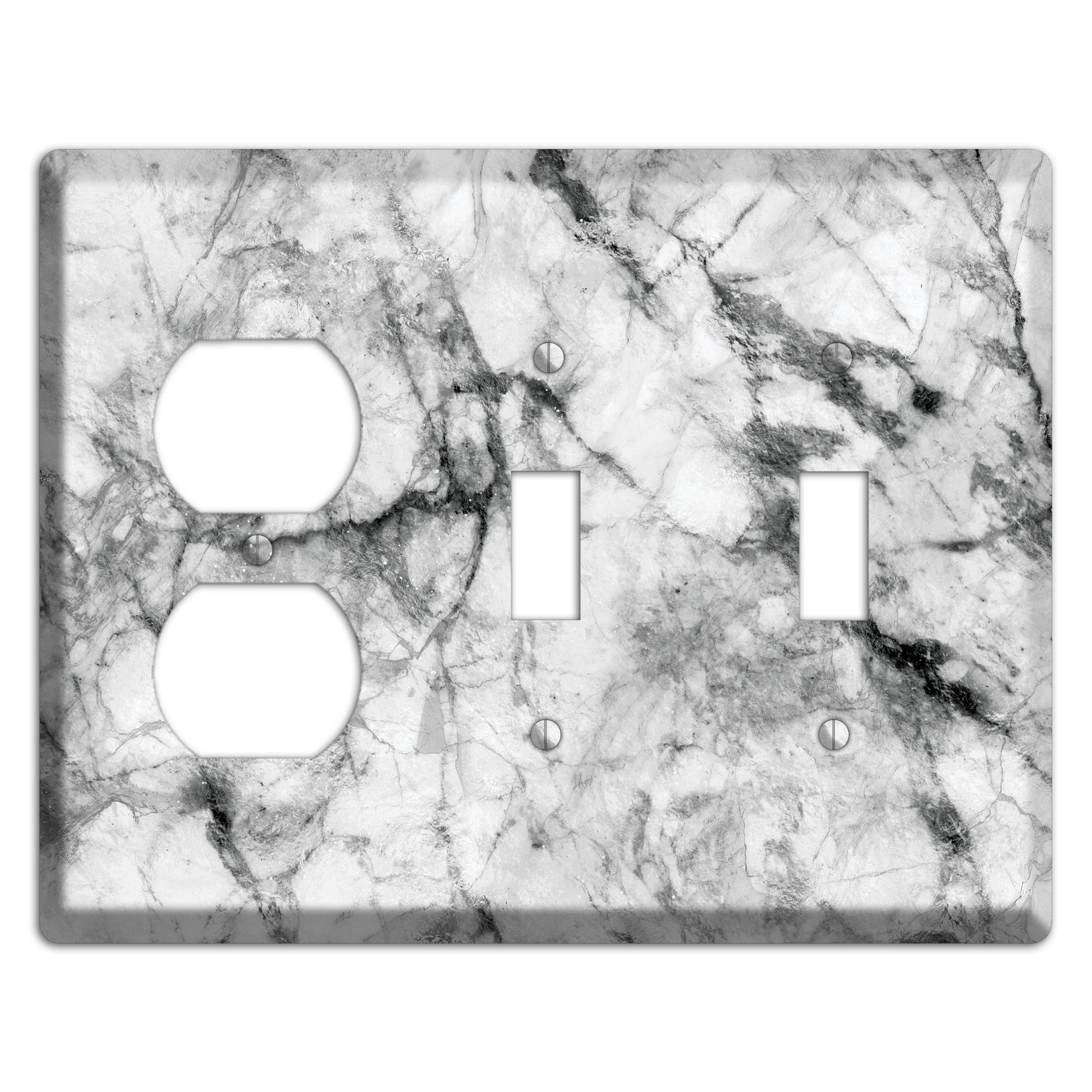 Alto Marble Duplex / 2 Toggle Wallplate