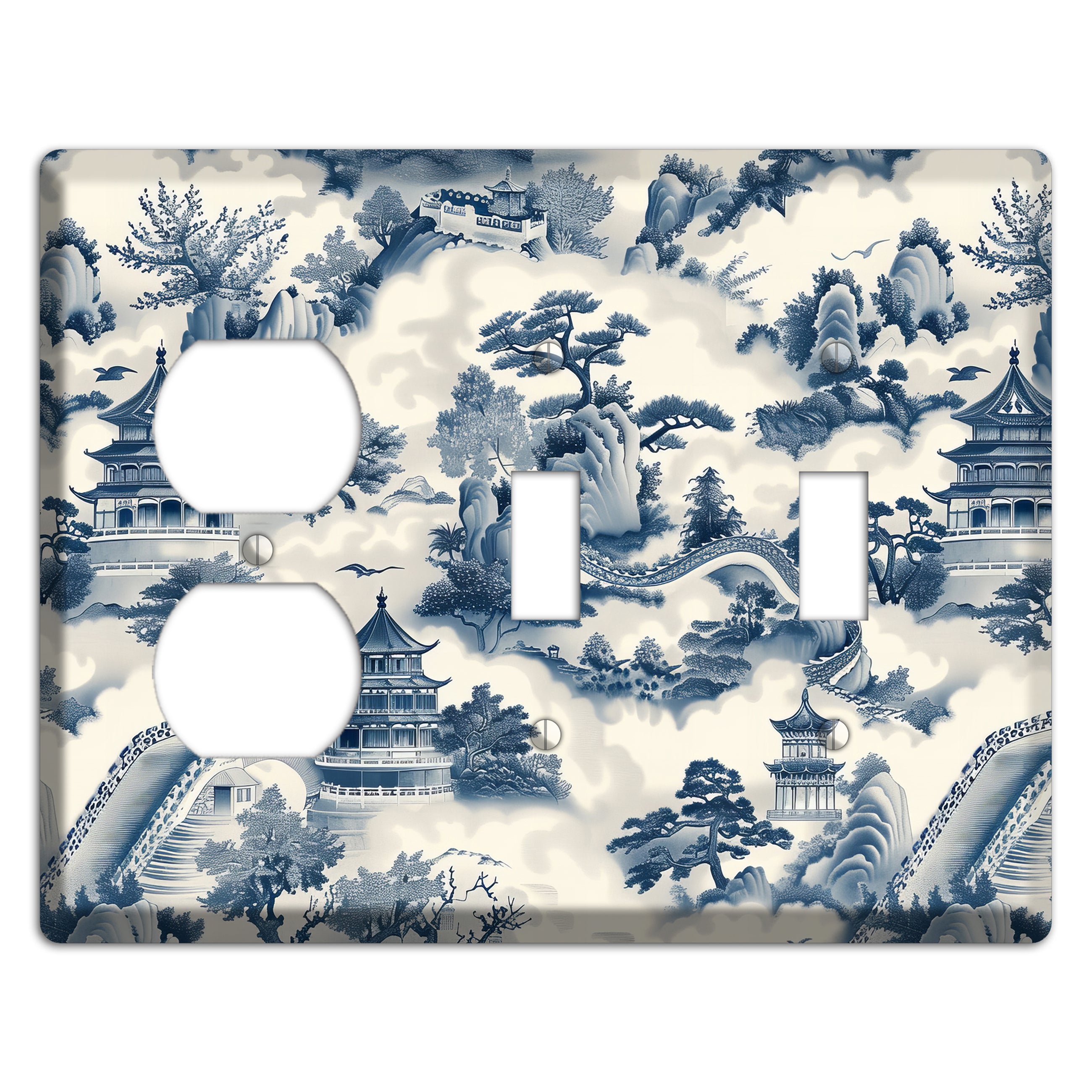 Imperial Mist Duplex / 2 Toggle Wallplate