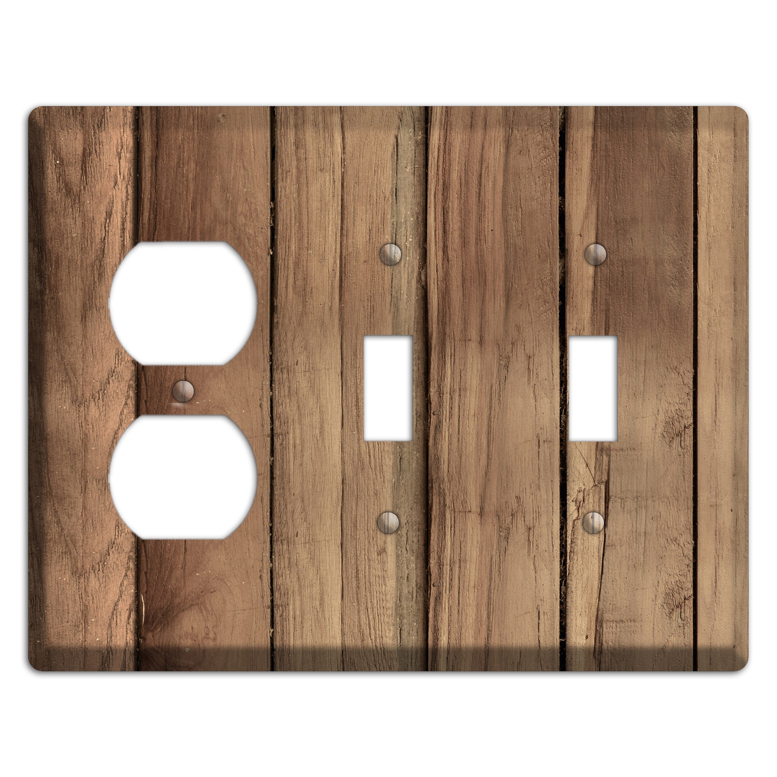 Saltwood Panels Duplex / 2 Toggle Wallplate