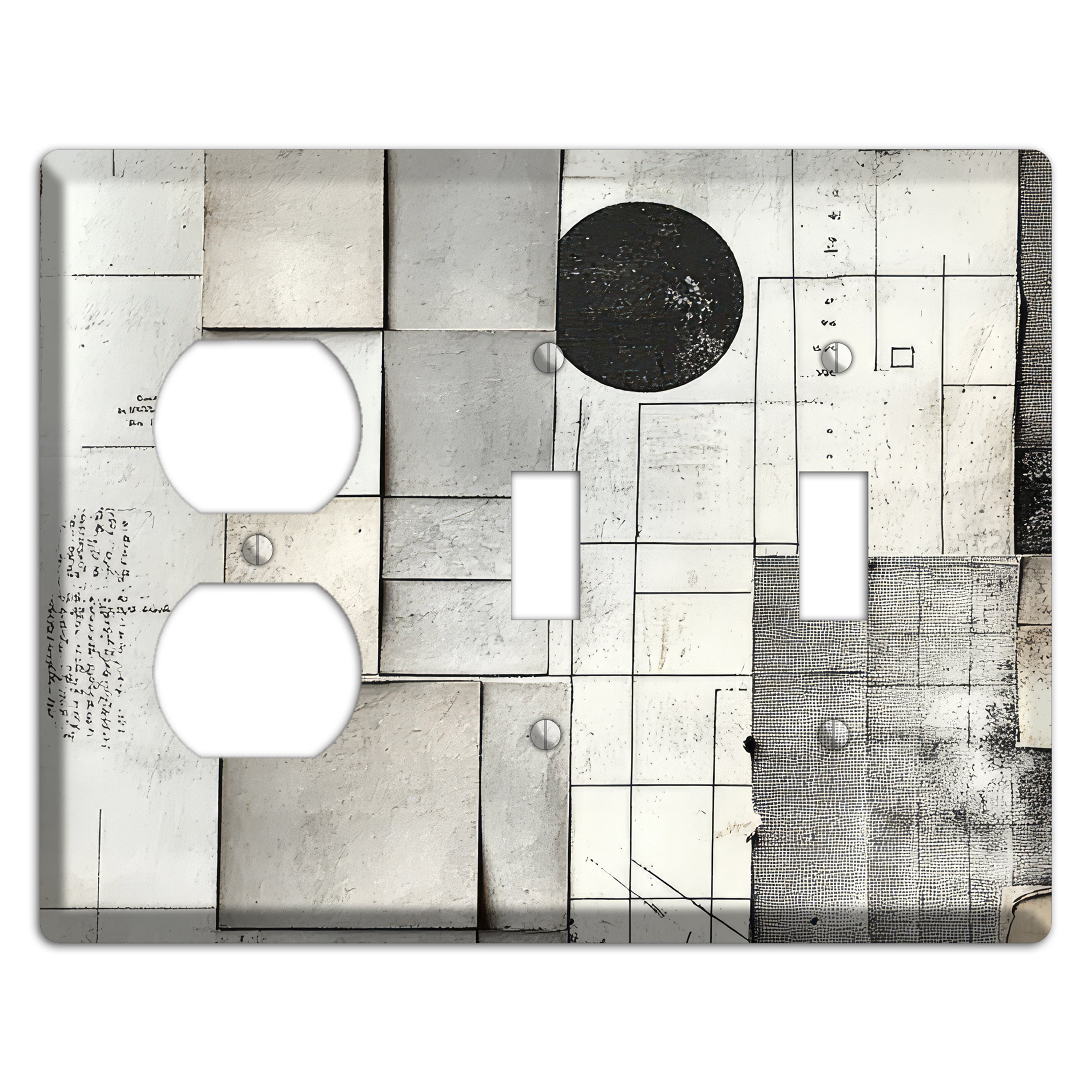 Cartographer's Quiet Ruin Duplex / 2 Toggle Wallplate