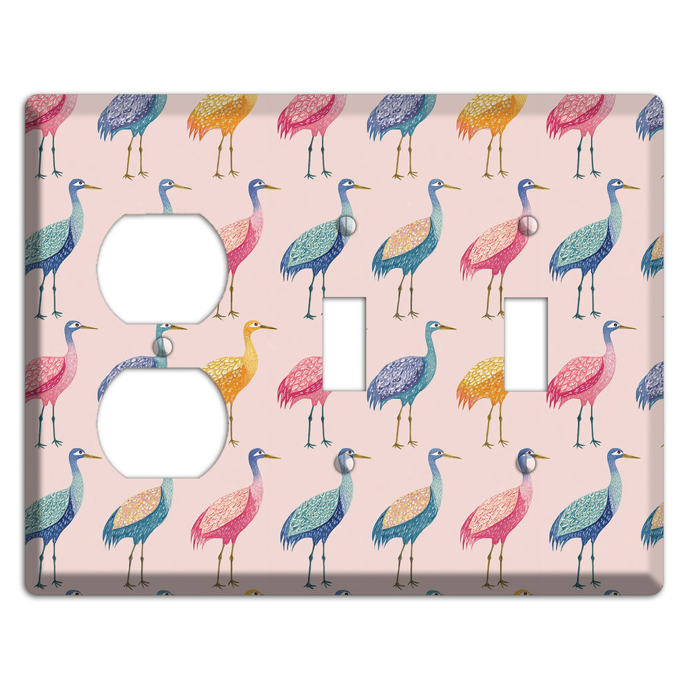 Rainbow Marsh Parade Duplex / 2 Toggle Wallplate