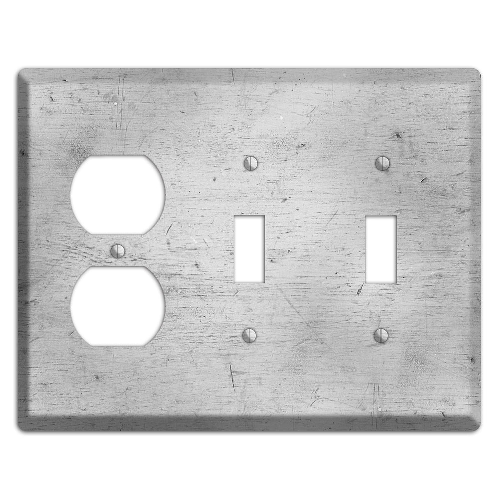 Silver Deck Duplex / 2 Toggle Wallplate