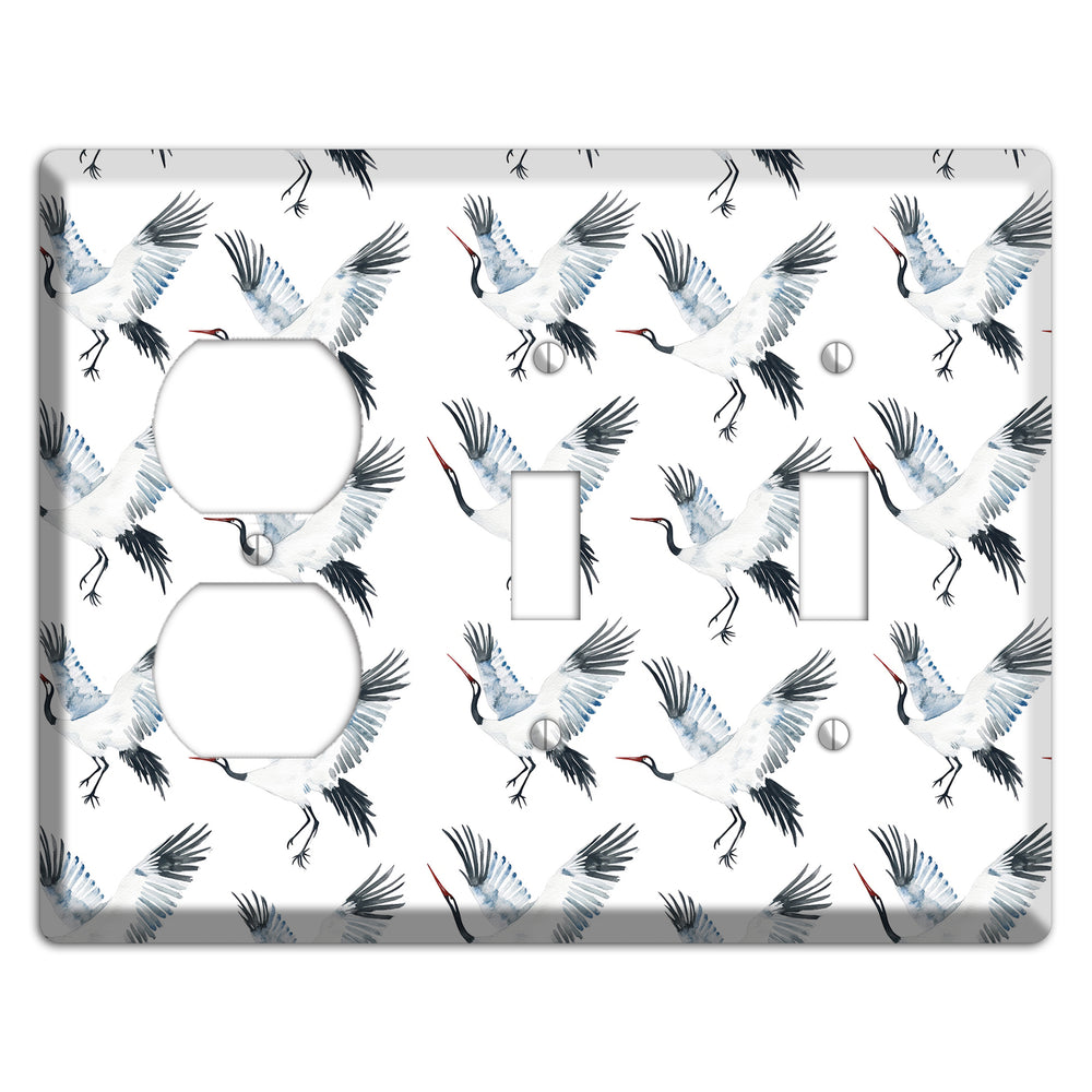 Silver Wing Ascent Duplex / 2 Toggle Wallplate