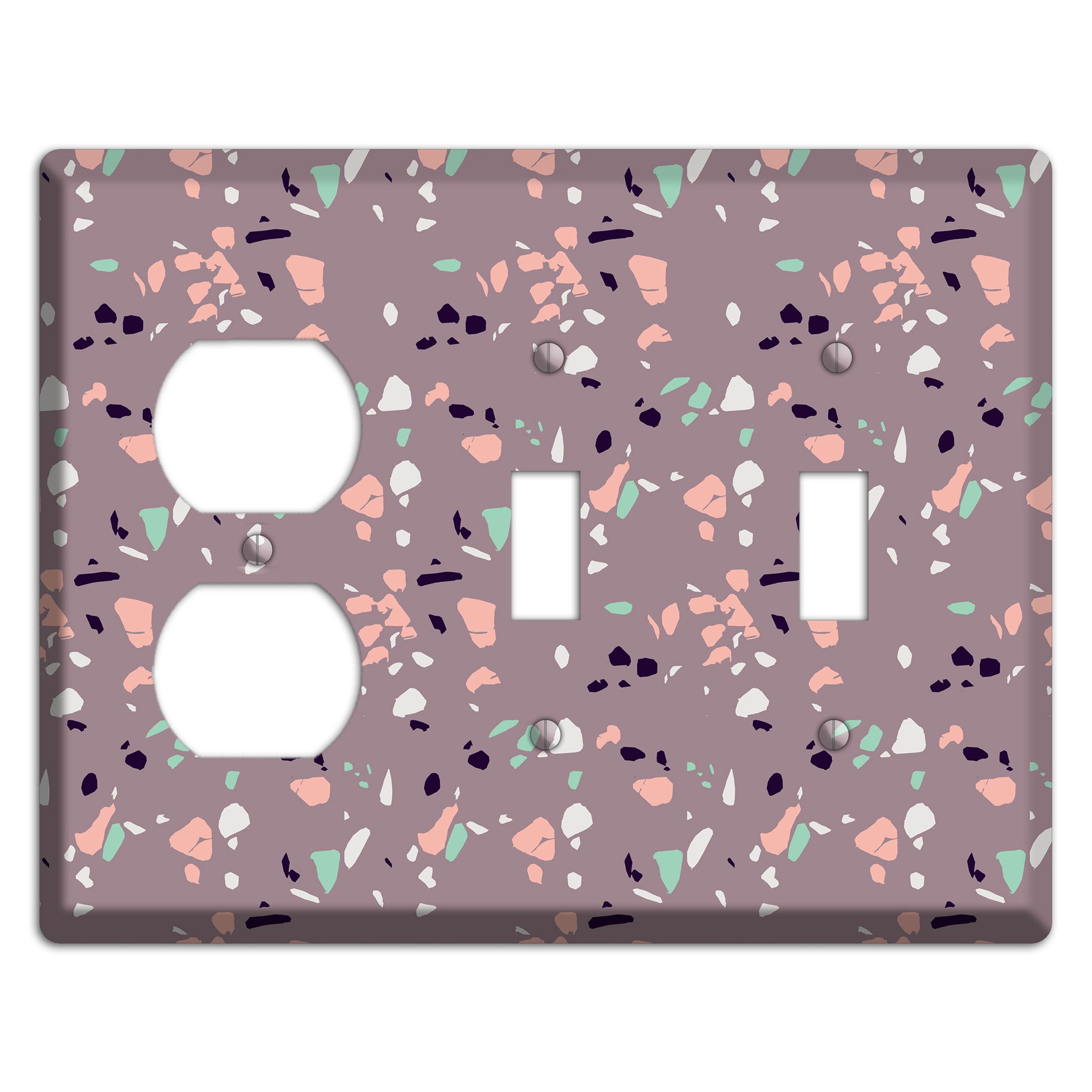 Orchid Dust Duplex / 2 Toggle Wallplate