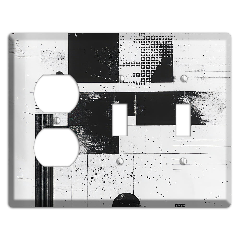 Signal & Static Duplex / 2 Toggle Wallplate