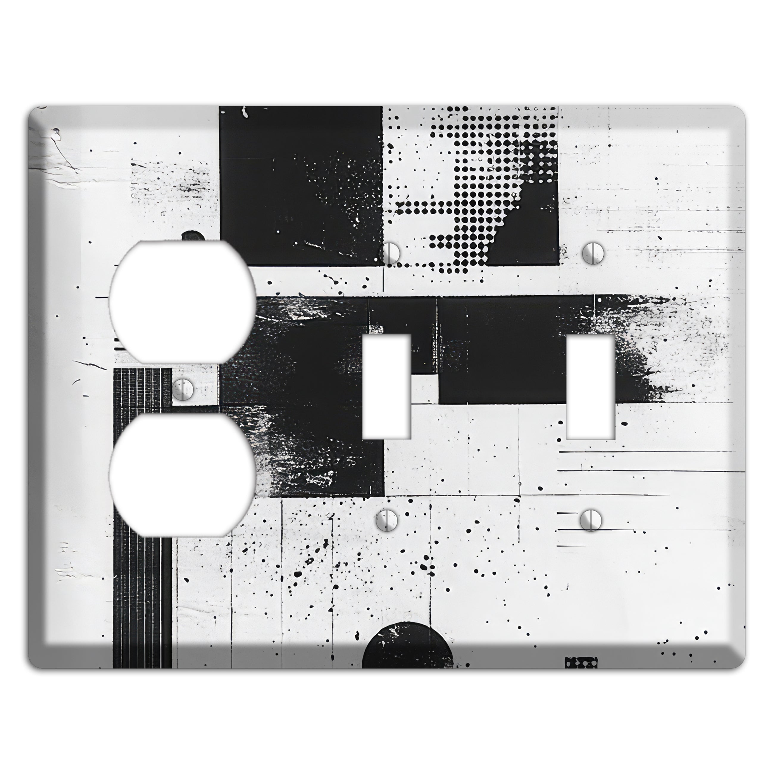 Signal & Static Duplex / 2 Toggle Wallplate