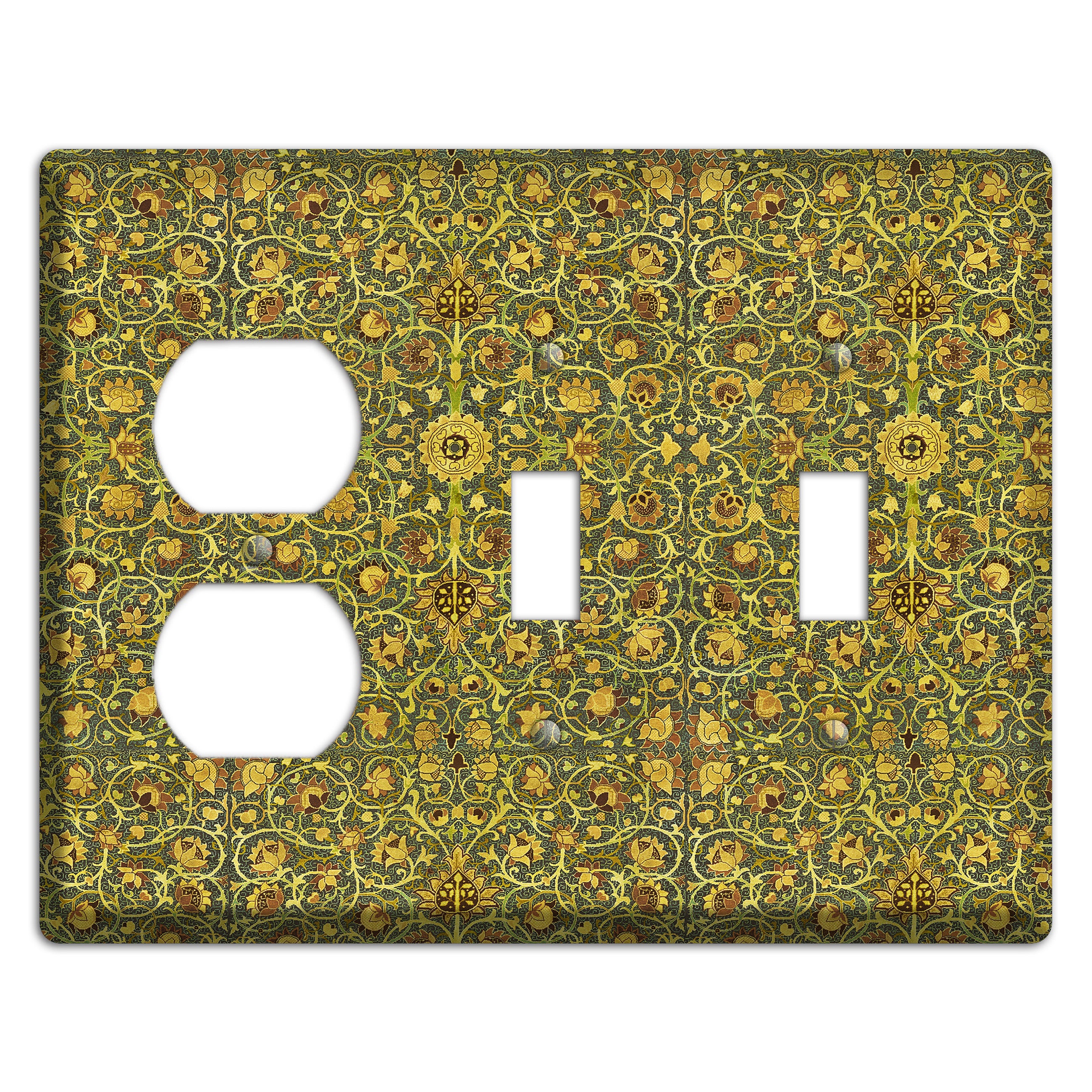 Heirloom Vinework Duplex / 2 Toggle Wallplate