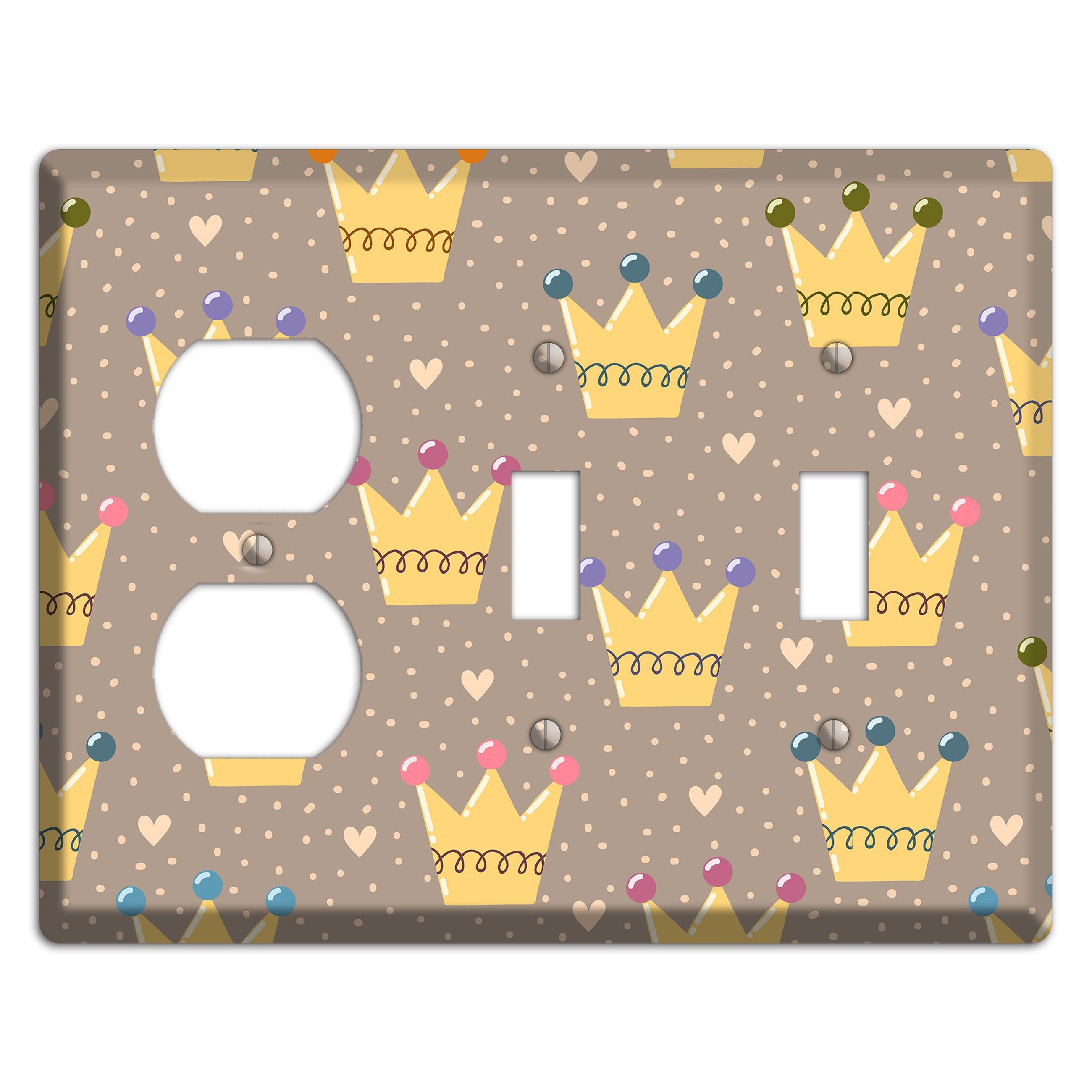 Royal Sprinkles Duplex / 2 Toggle Wallplate
