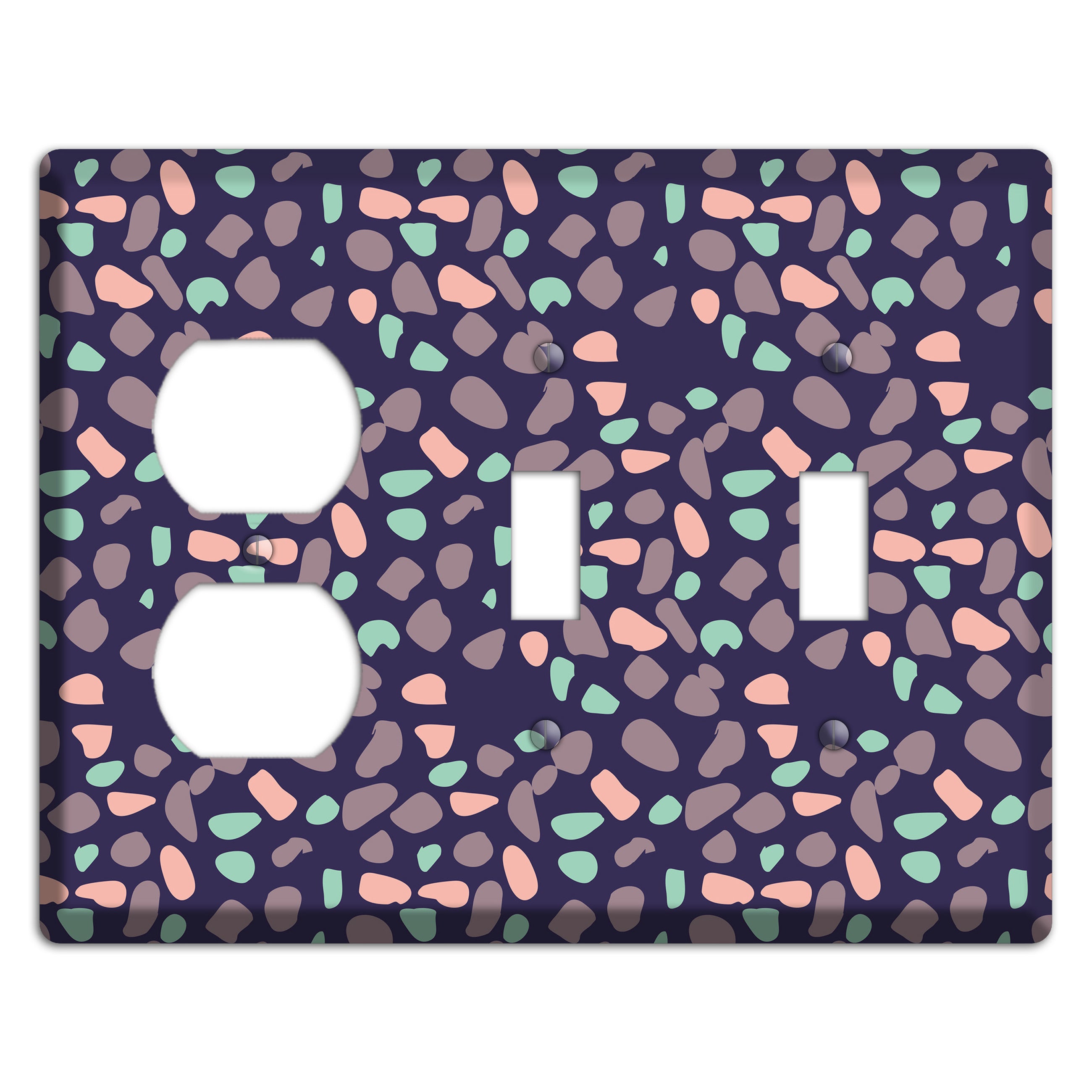 Cosmic Sprinkle Duplex / 2 Toggle Wallplate