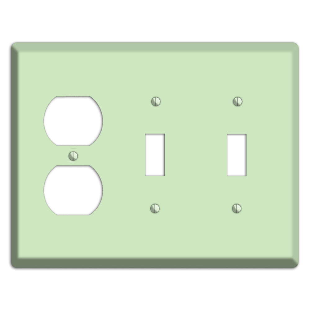 Baxter Mint Duplex / 2 Toggle Wallplate