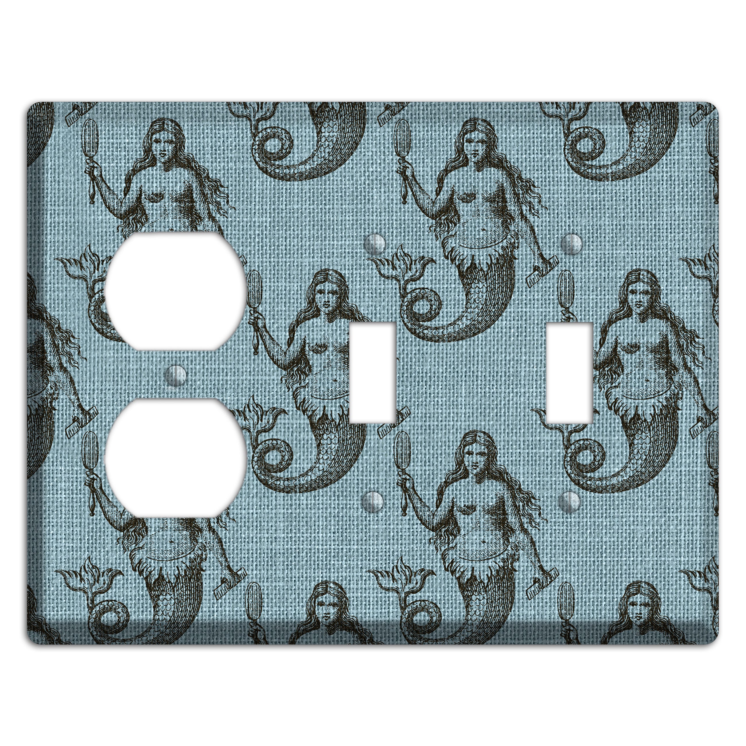 Siren’s Reflection Duplex / 2 Toggle Wallplate