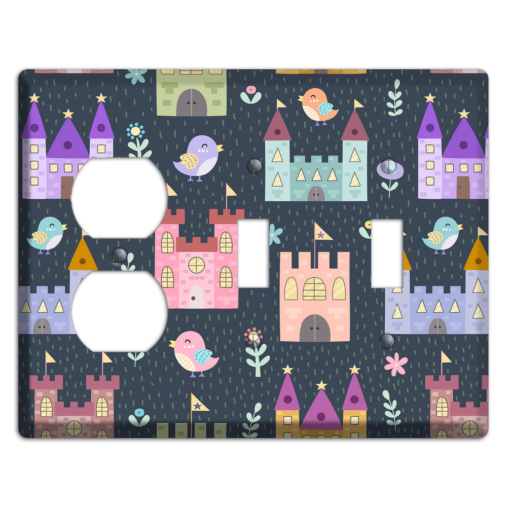Castle Garden Duplex / 2 Toggle Wallplate