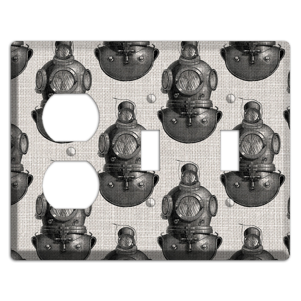 Deep Diver Duplex / 2 Toggle Wallplate