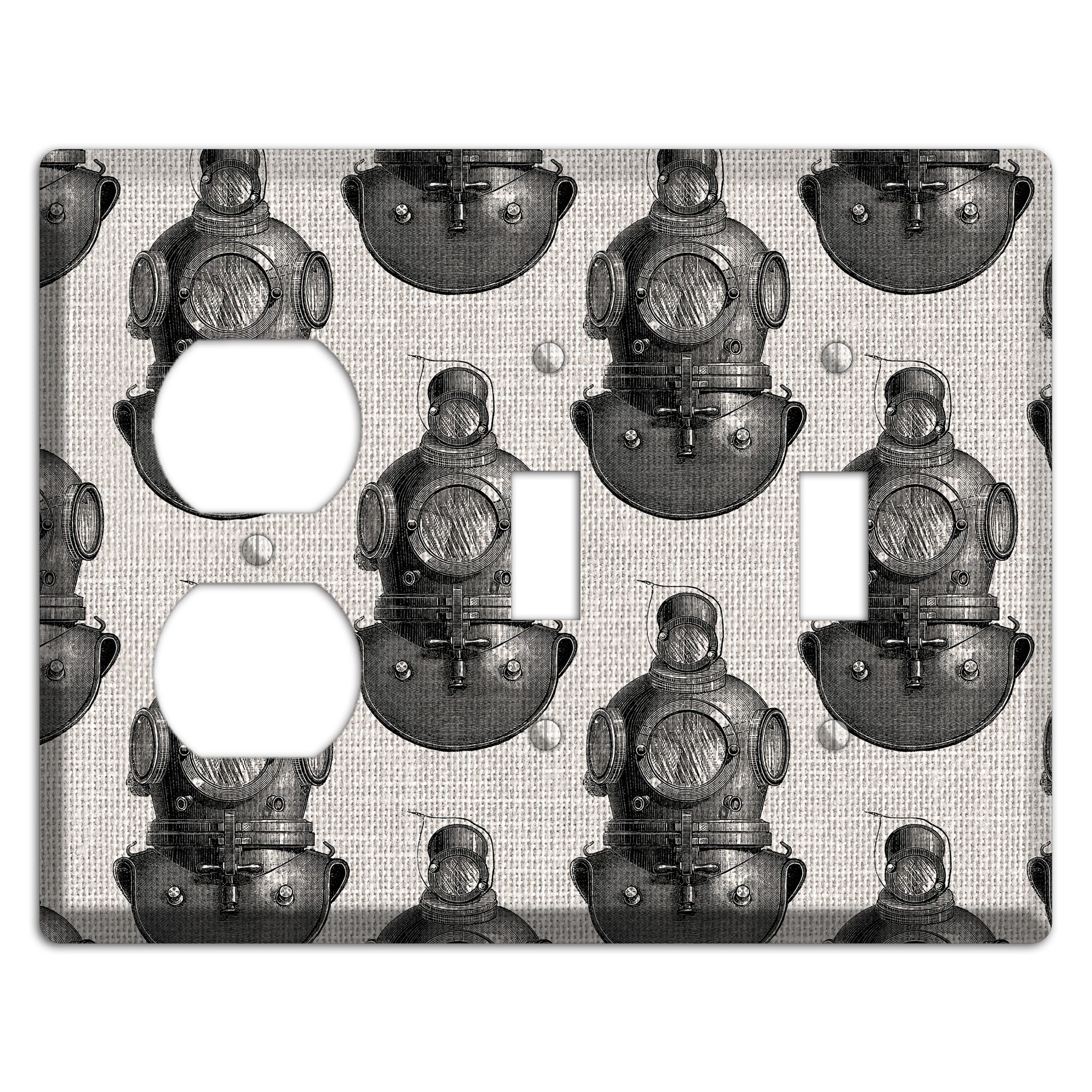 Deep Diver Duplex / 2 Toggle Wallplate