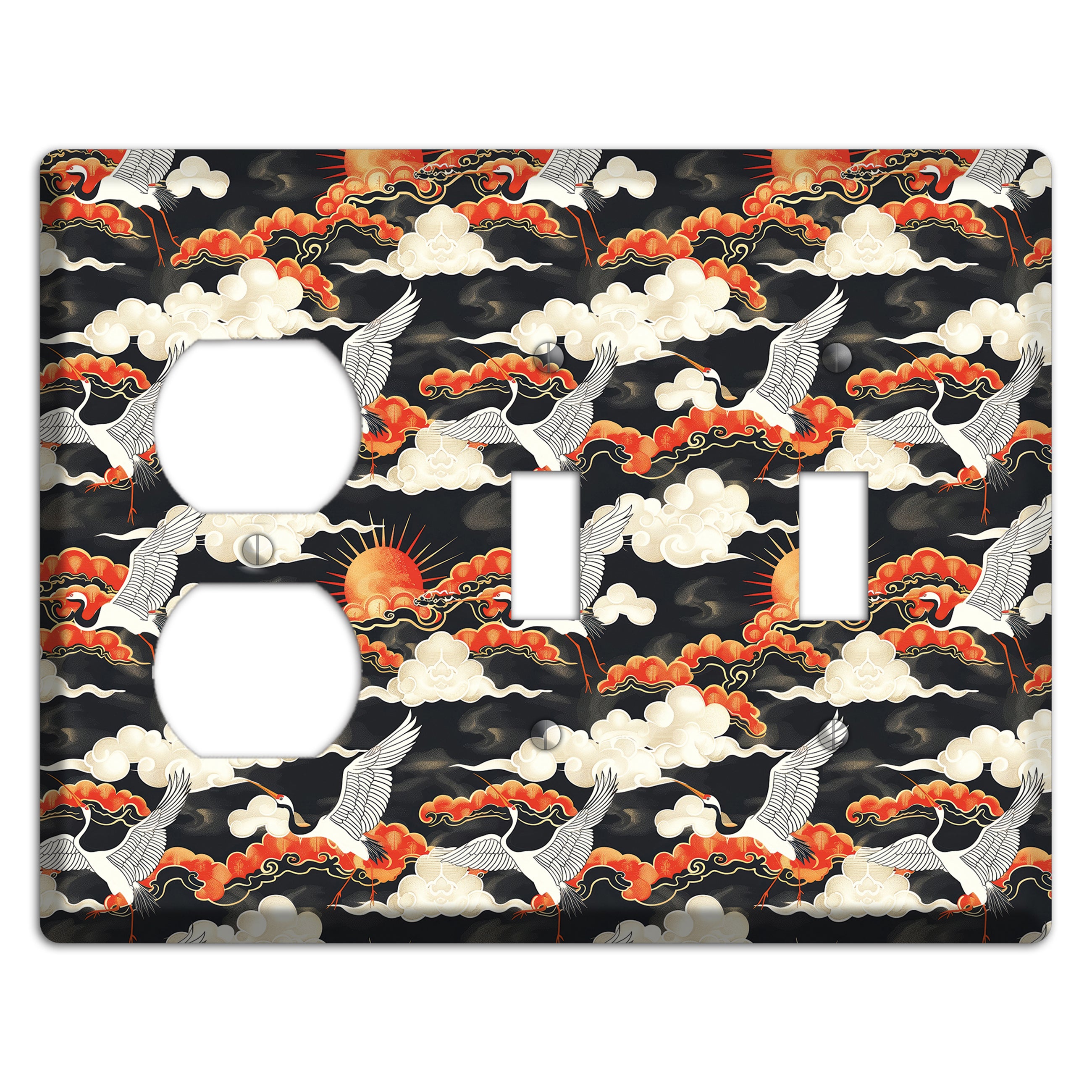 Ember Sky Migration Duplex / 2 Toggle Wallplate