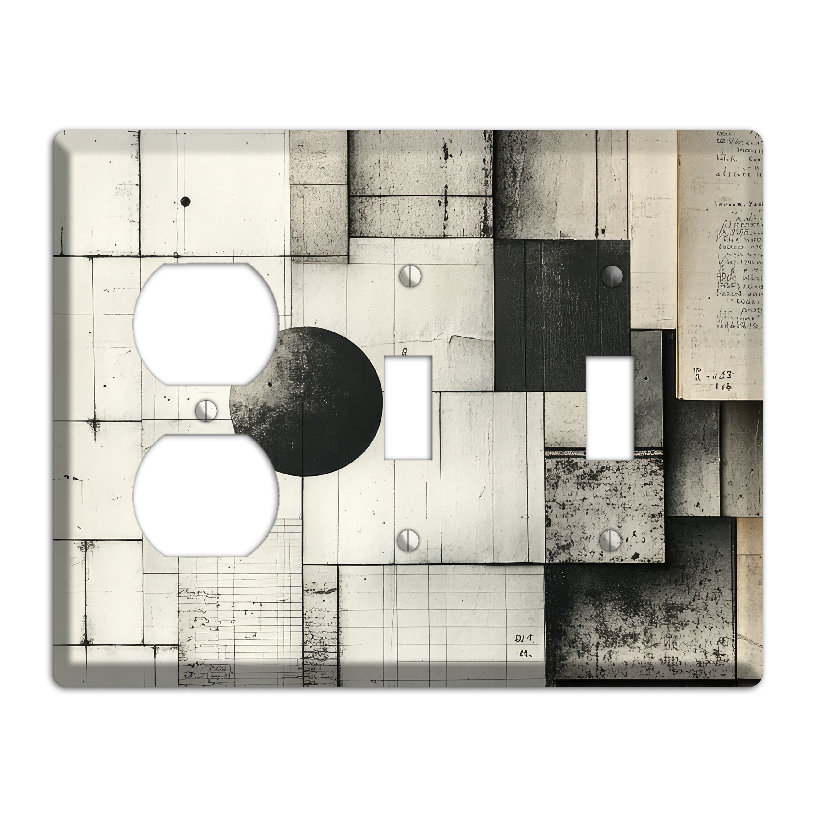 Ledger & Void Duplex / 2 Toggle Wallplate