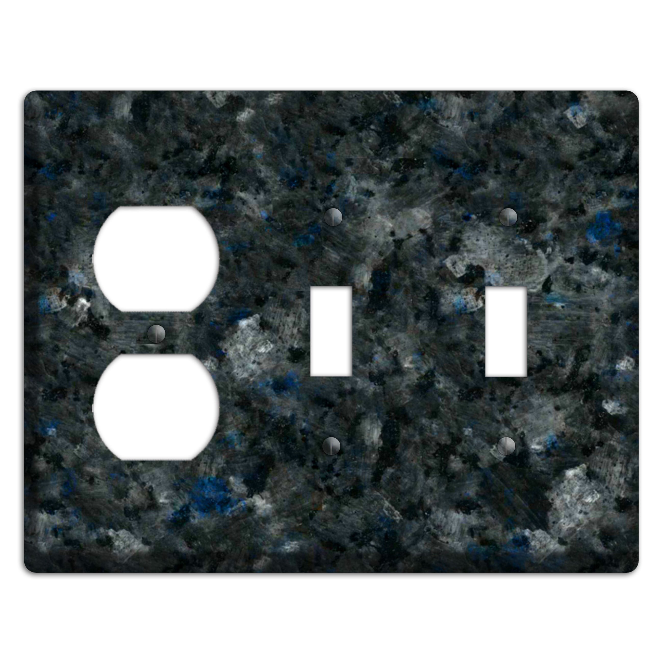 Blue Pearl GT Granite Duplex / 2 Toggle Wallplate