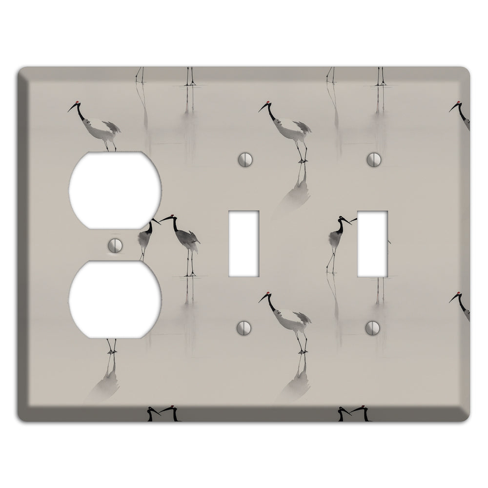 Mist & Mirror Vigil Duplex / 2 Toggle Wallplate