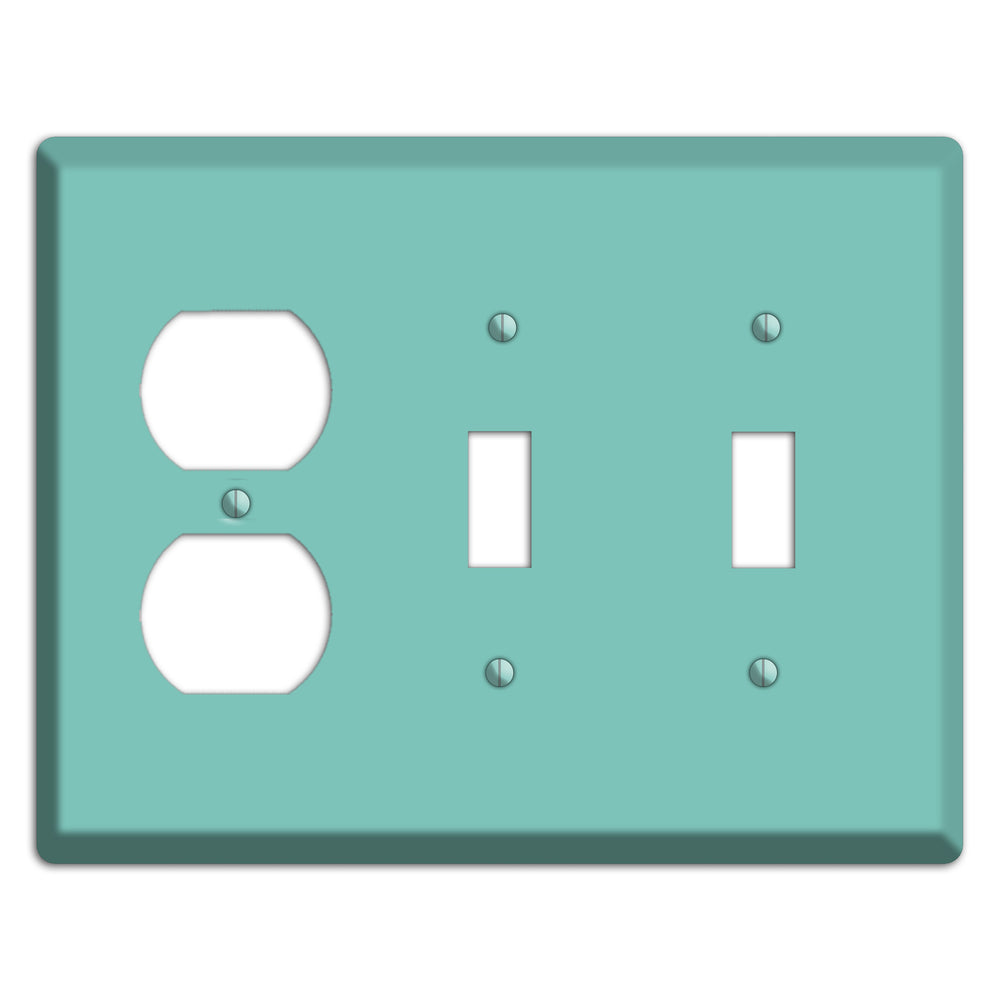 Baxter Seafoam Duplex / 2 Toggle Wallplate