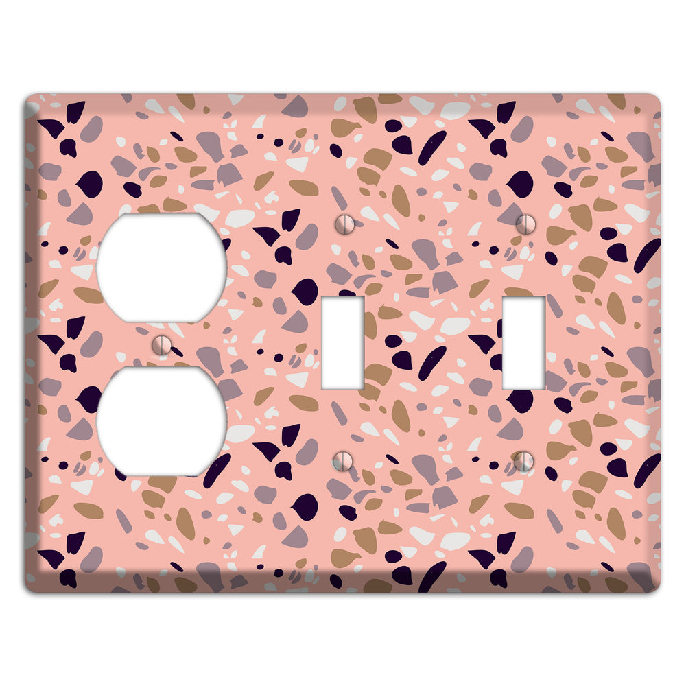 Petal Scatter Duplex / 2 Toggle Wallplate