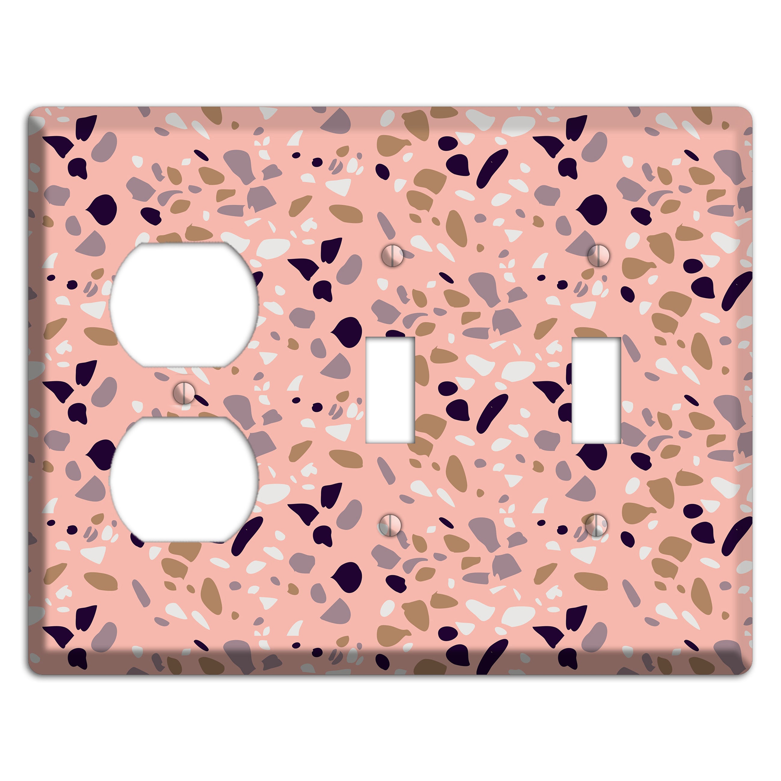 Petal Scatter Duplex / 2 Toggle Wallplate
