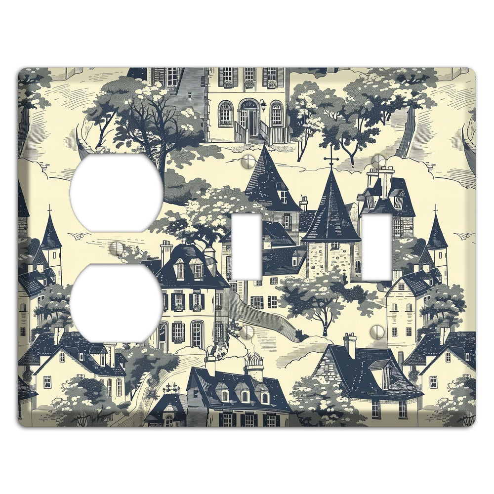 Village on the Hill Duplex / 2 Toggle Wallplate