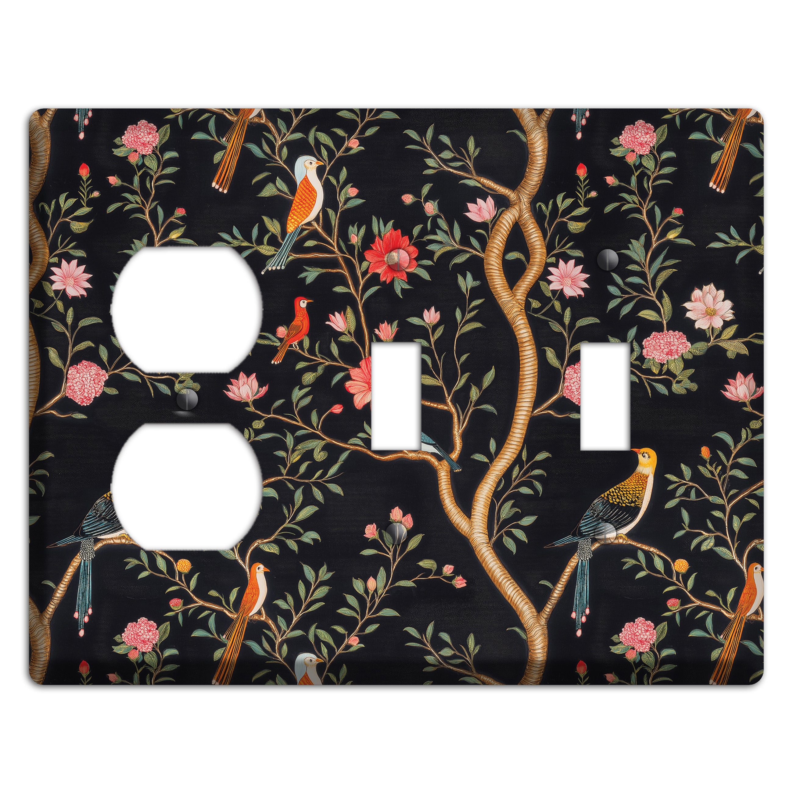 Garden After Dusk Duplex / 2 Toggle Wallplate