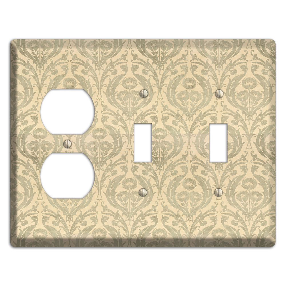 Whispered Thistle Duplex / 2 Toggle Wallplate