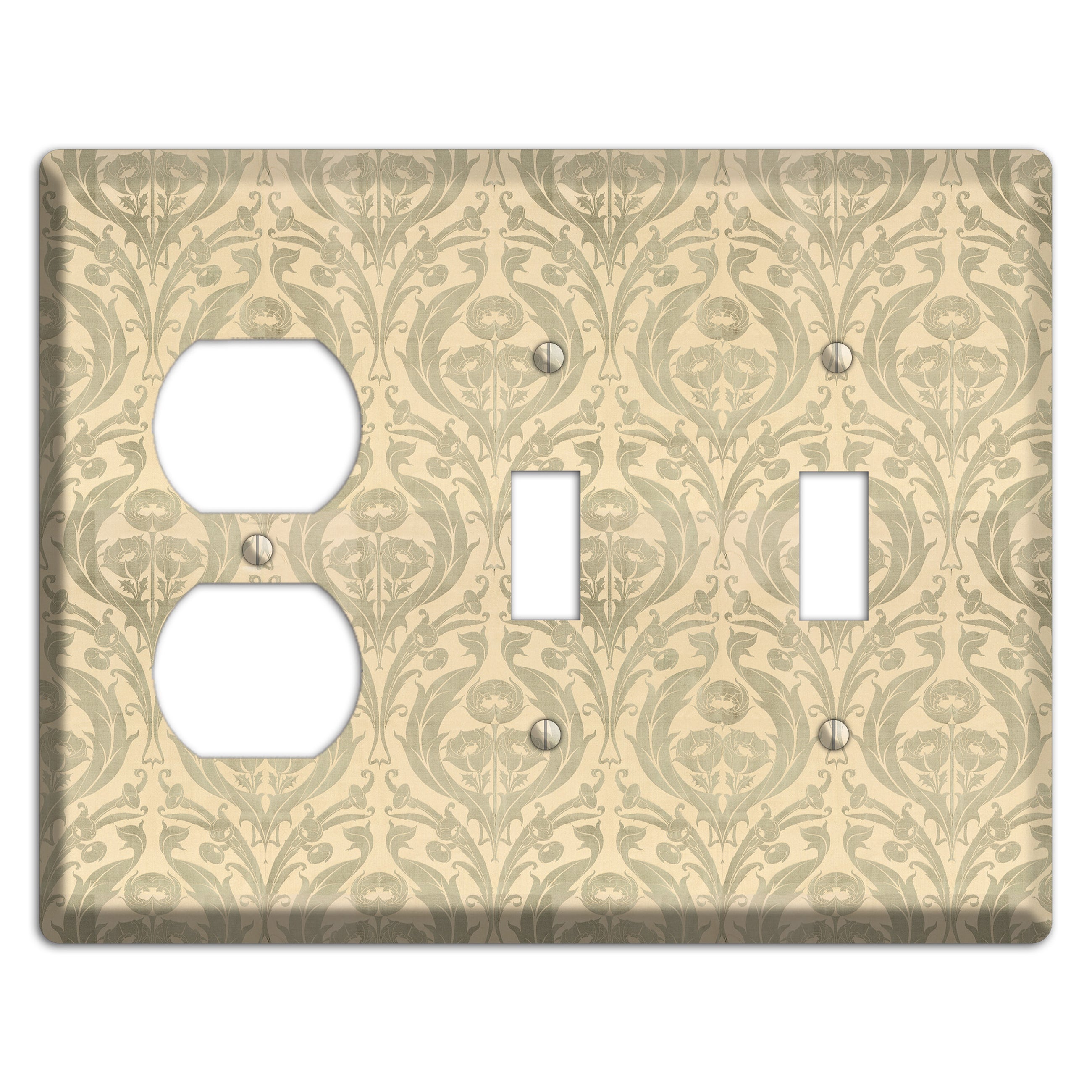 Whispered Thistle Duplex / 2 Toggle Wallplate
