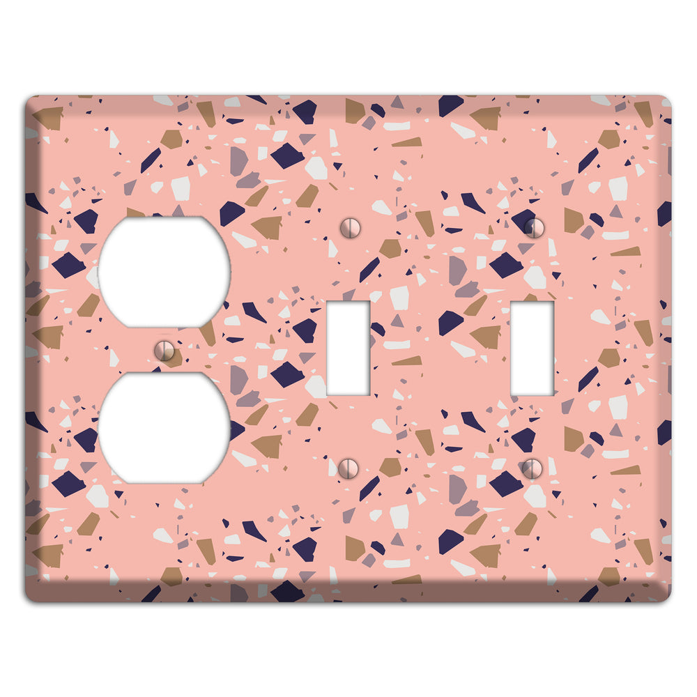 Blush Quarry Duplex / 2 Toggle Wallplate