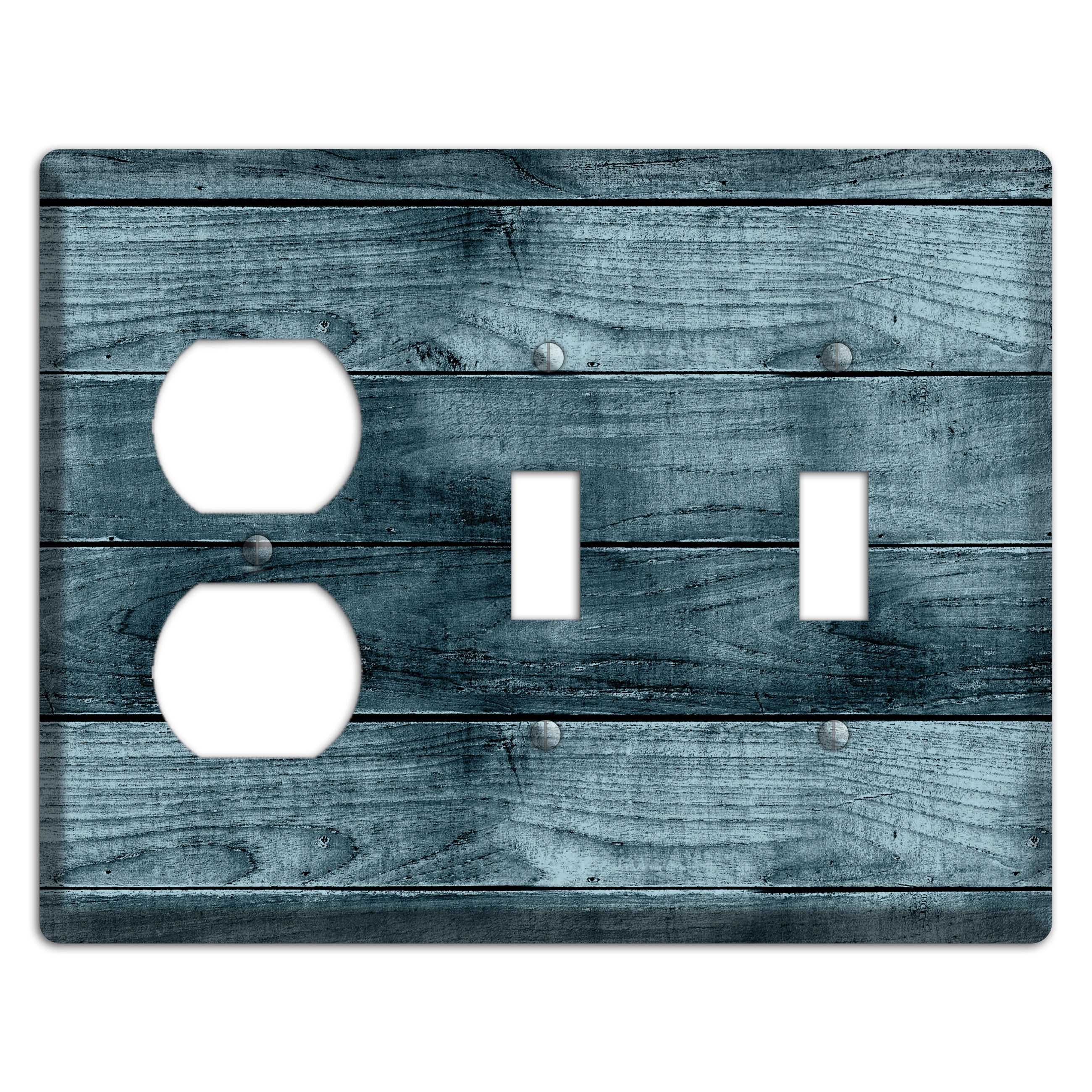 Bluewater Boards Duplex / 2 Toggle Wallplate
