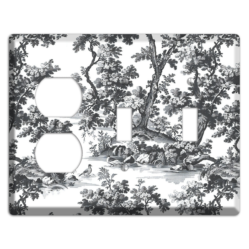 Woodland Reverie Duplex / 2 Toggle Wallplate
