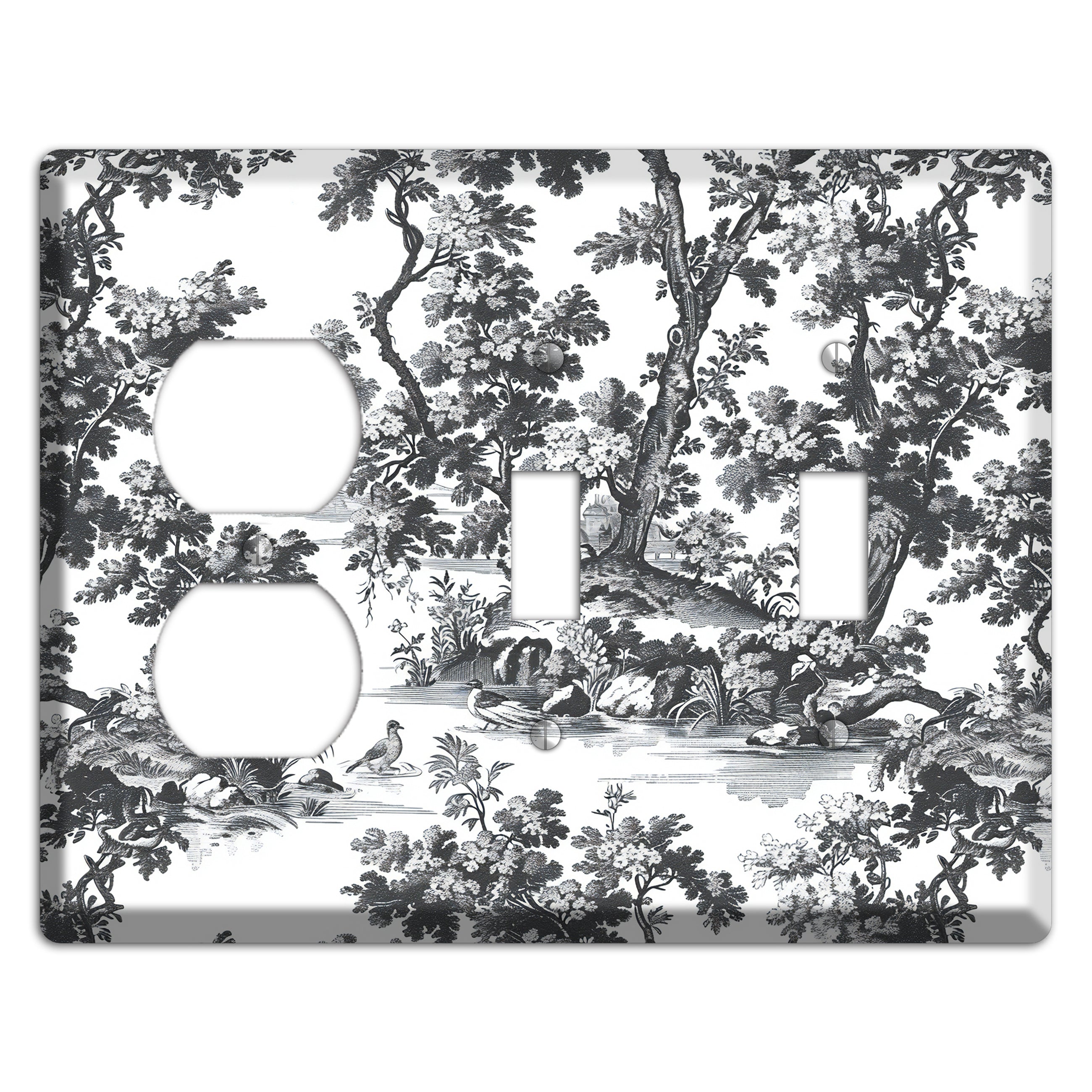 Woodland Reverie Duplex / 2 Toggle Wallplate