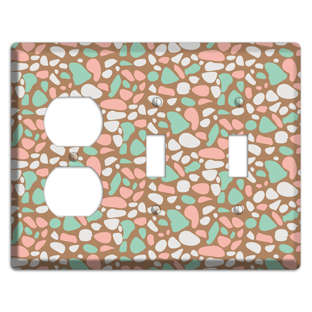 Ginger Mint Chip Duplex / 2 Toggle Wallplate