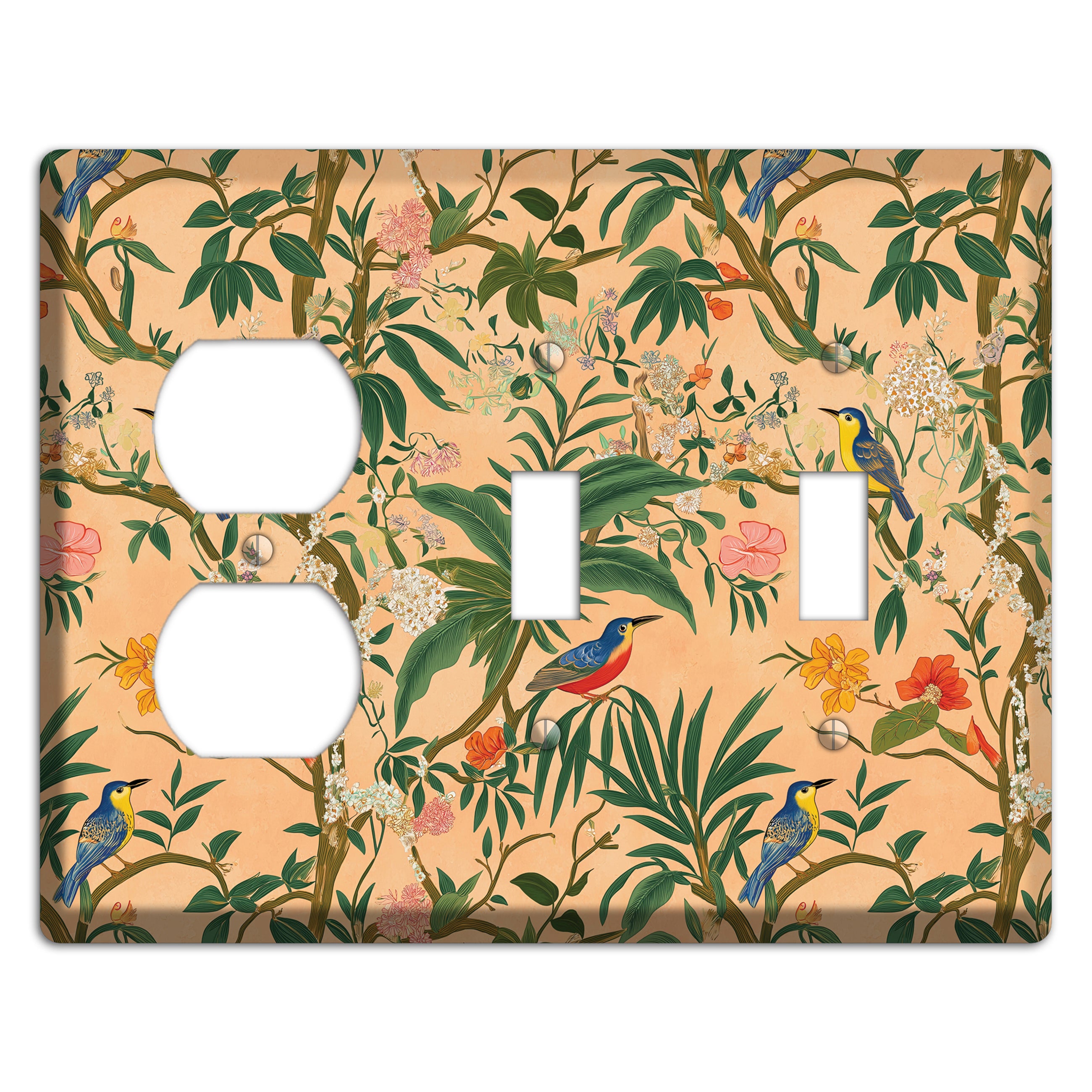 Canopy Serenade Duplex / 2 Toggle Wallplate