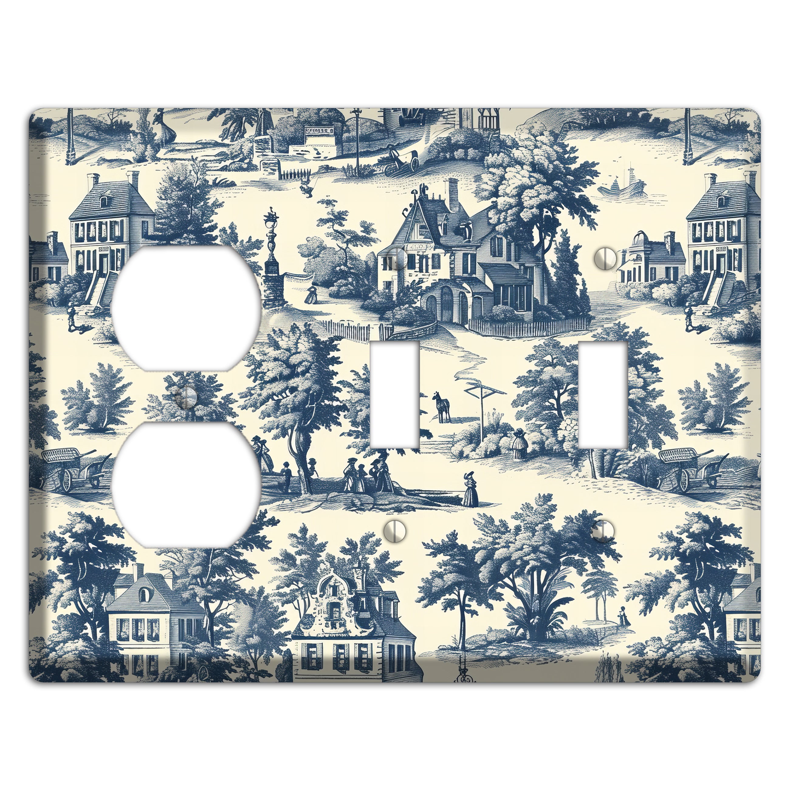 Village & Volley Duplex / 2 Toggle Wallplate