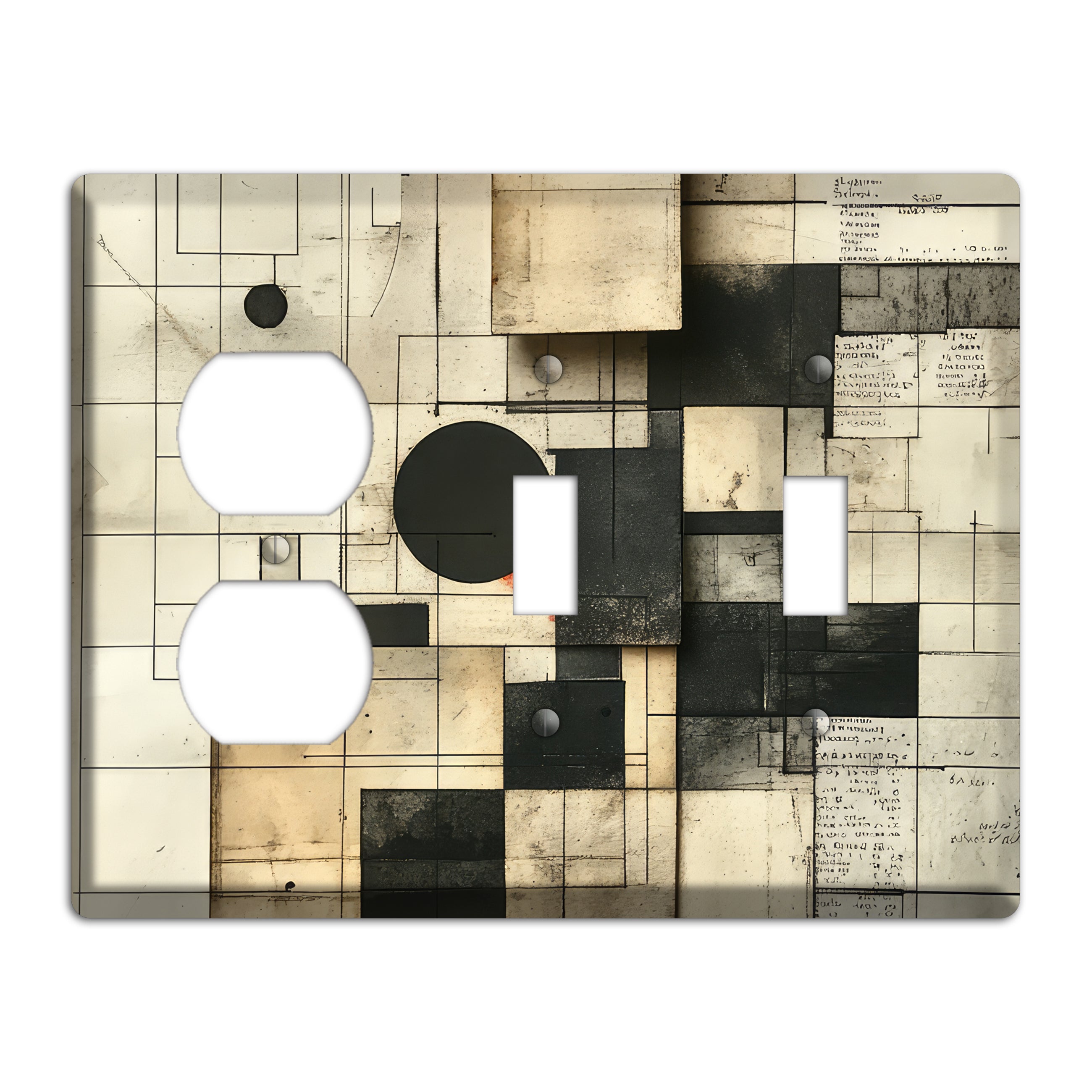 Drafting Room Séance Duplex / 2 Toggle Wallplate