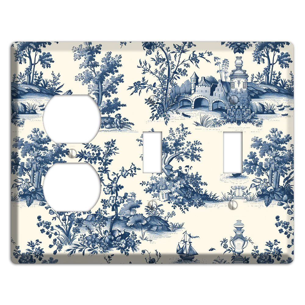 Harbor & Hedgerow Duplex / 2 Toggle Wallplate