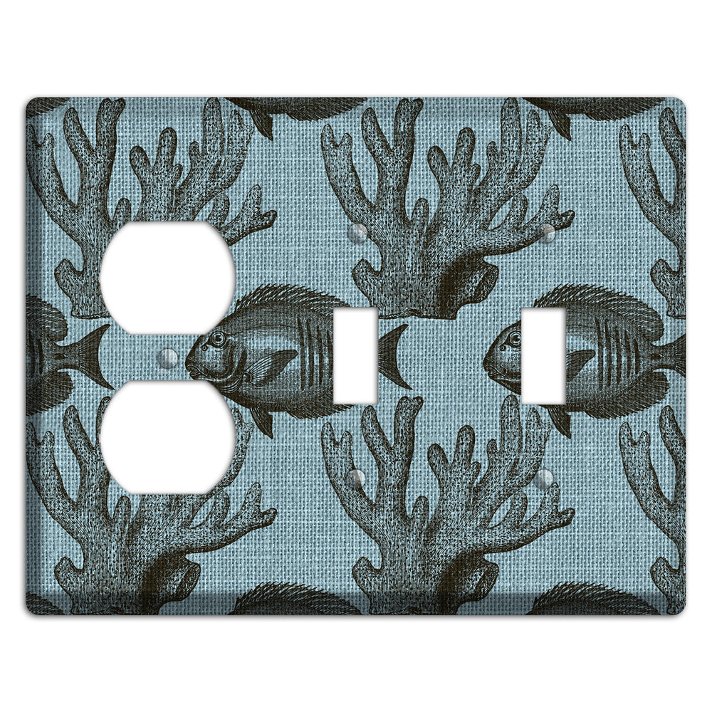 Reef Encounter Duplex / 2 Toggle Wallplate